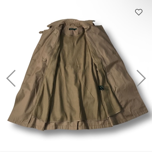 Ralph Lauren Tan Trench Coat JAPAN - Picture 3 of 7